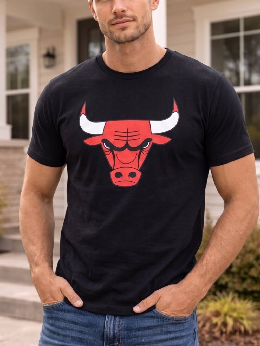 CHICAGO BULLS MENS TEES (LARGE)